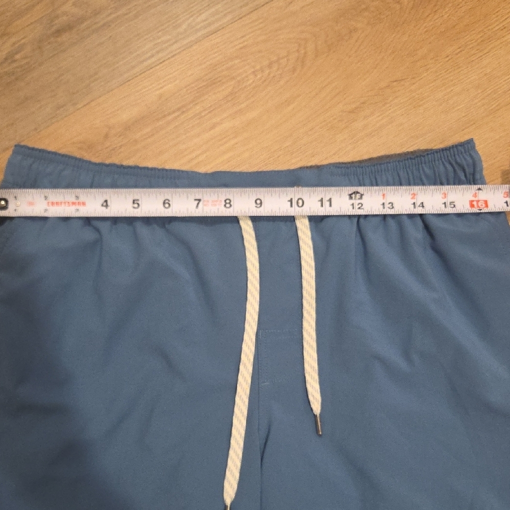 Vuori Men's Slate Blue Athletic Shorts - Picture 7 of 8